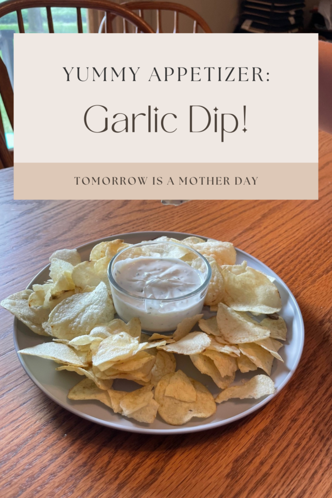 Yummy Appetizer: Garlic Dip!