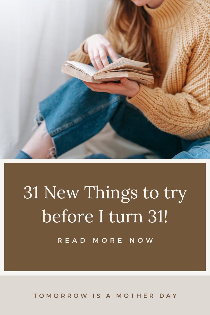 31 New Things Before 31