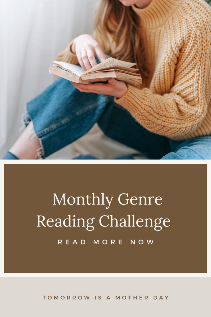 Monthly Genre Reading Challenge Pin