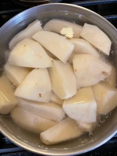 potato boiling