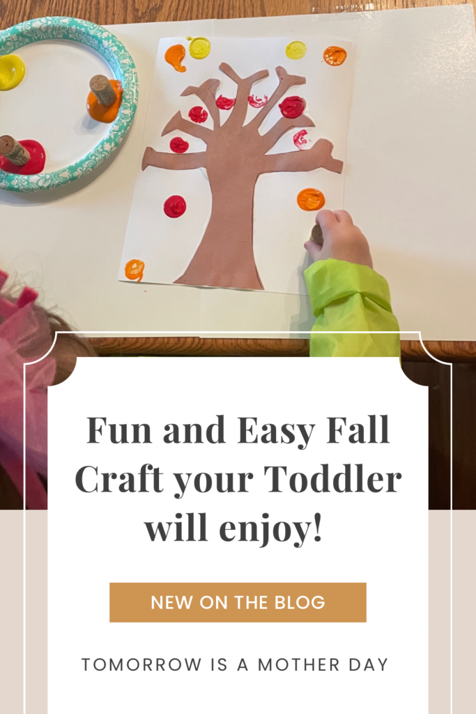Fun and Easy Fall Craft you Toddler will enjoy!