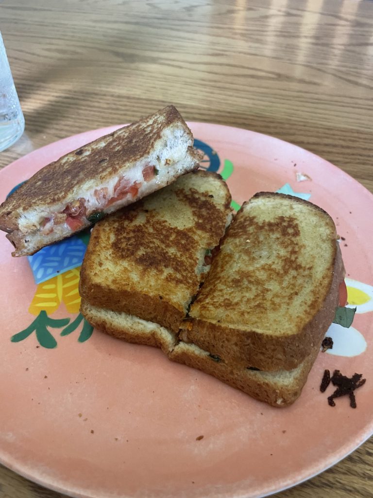 Finished Italian Grilled Cheese