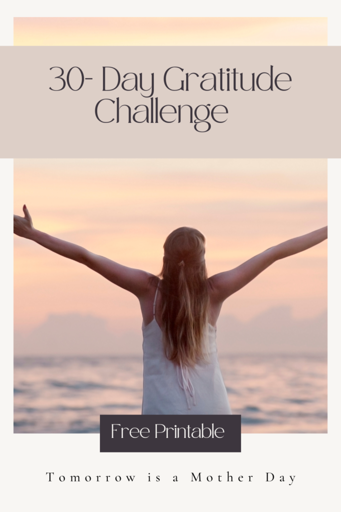 30-Day Gratitude Challenge Pin