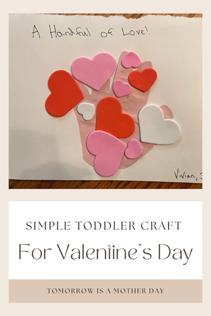 Simple Toddler Craft for Valentine's Day