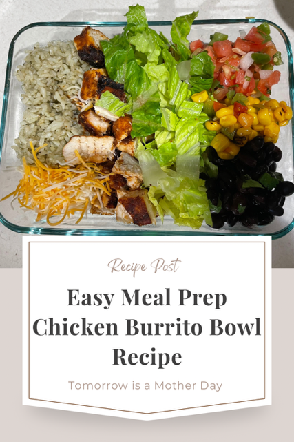 Chicken Burrito Bowl Pin