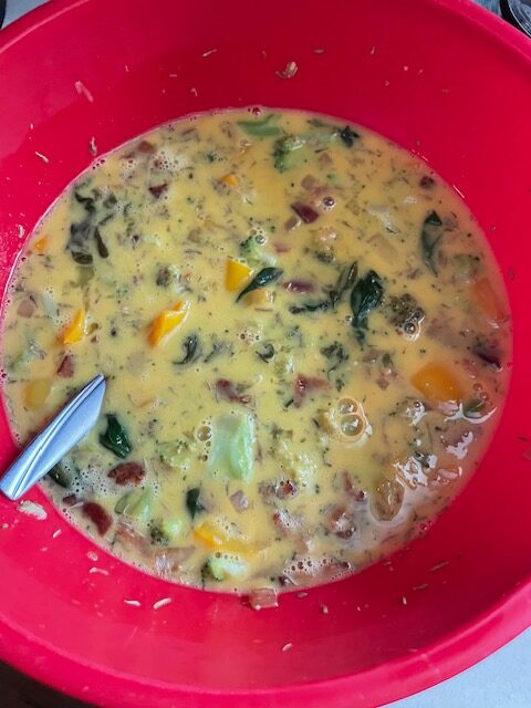 Egg and Veggie Mixture 