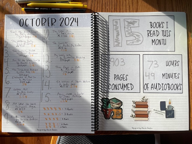 October 2024 Book Journal