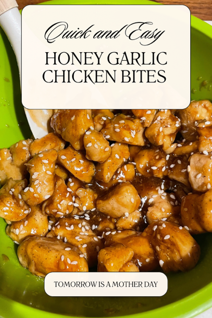 Honey Garlic Chicken Bites