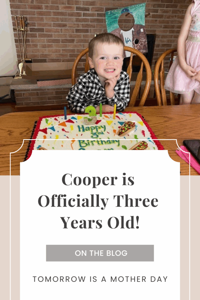 Cooper Three Years Old
