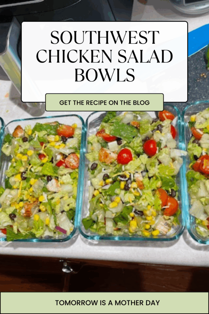 Southwest Chicken Salad Bowls