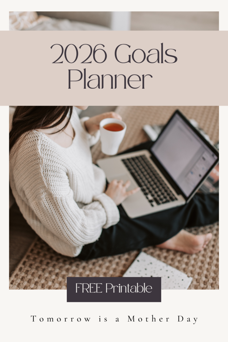 2026 Goals Planner and Ideas for Goals (+ FREE Printable) - Tomorrow is ...