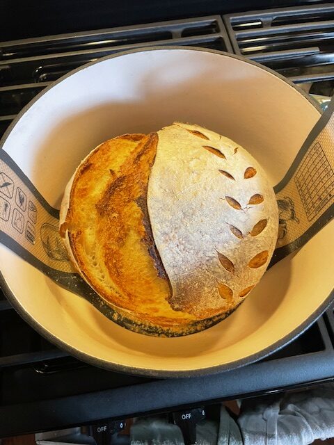 Final Simple Sourdough Bread Loaf