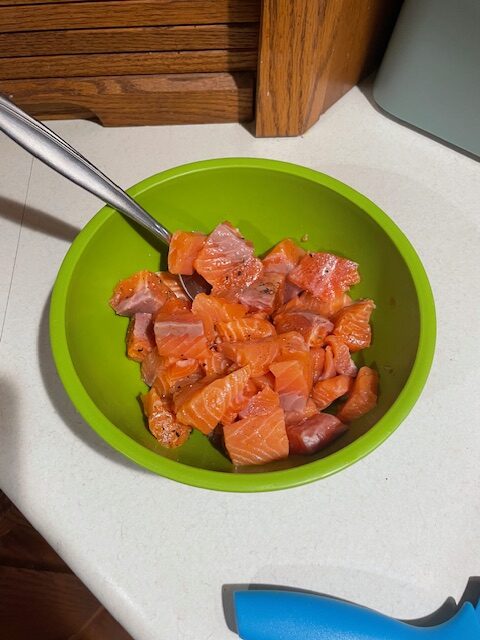 Salmon Seasoned
