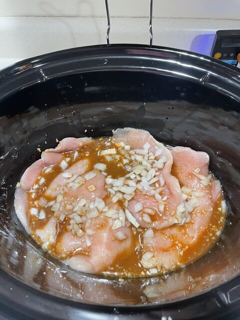 chicken added