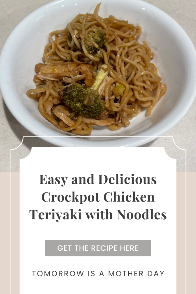 Crockpot Chicken Teriyaki with Noodles