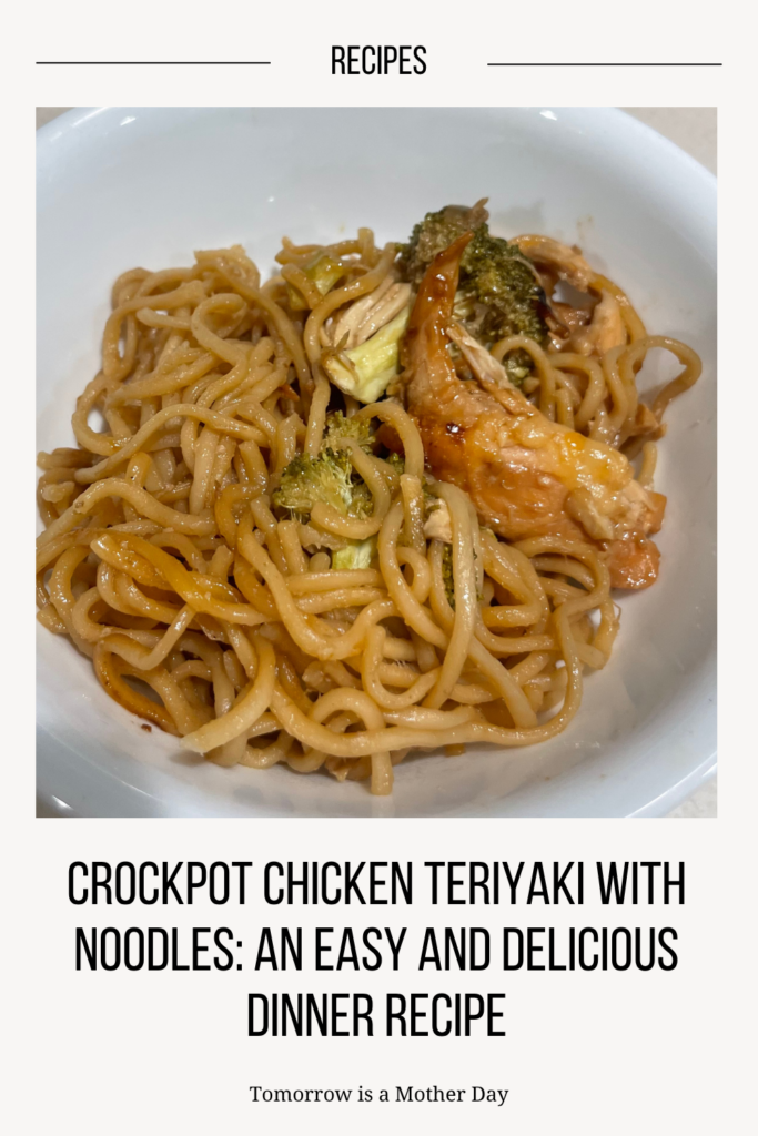Crockpot Chicken Teriyaki With Noodles